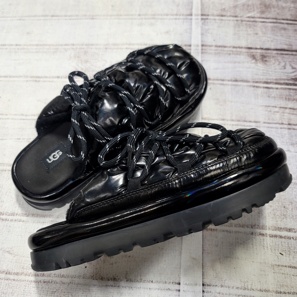 UGG Women's Black Slide Sandals